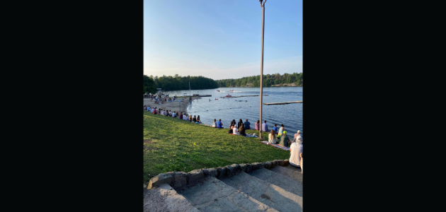 Stadium seating installation at Gull Lake Park next month