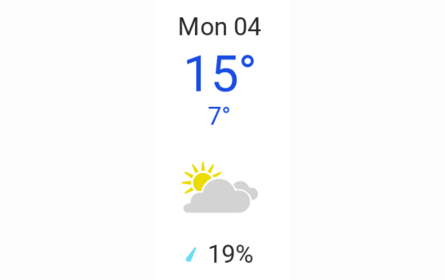 Doppler daily weather report