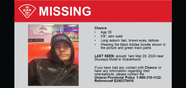 Bracebridge OPP continue search for missing man