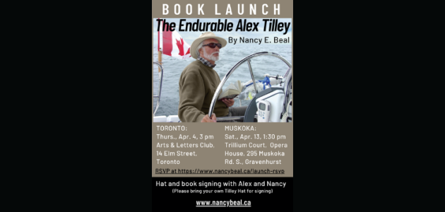 Iconic Canadian entrepreneur Alex Tilley immortalized in a biography