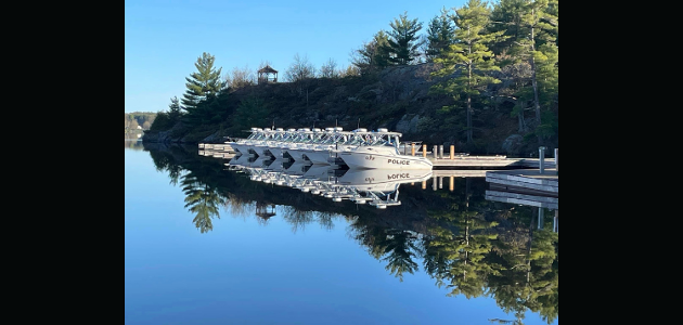Marine Patrol back on the water and training in Gravenhurst