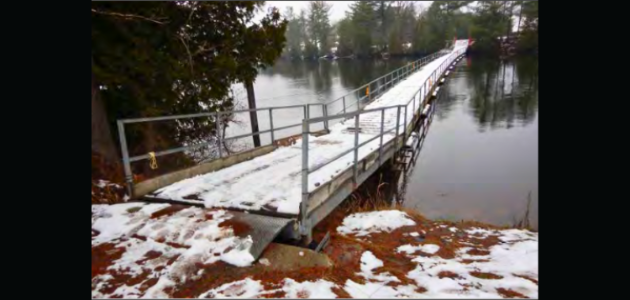 Bracebridge snowmobile bridge set for emergency repairs 