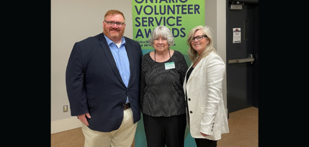 Gravenhurst’s Judy Humphries receives Ontario Volunteer Service Award