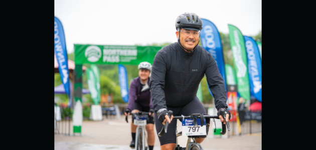 Northern Pass cyclist rides in honour of his late father