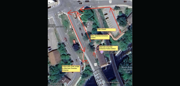 Town replacing heated walkway at 3 Ecclestone Drive