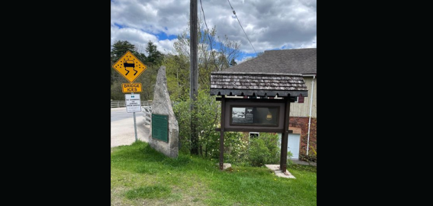 Town removing Heritage Walking Trail signage today
