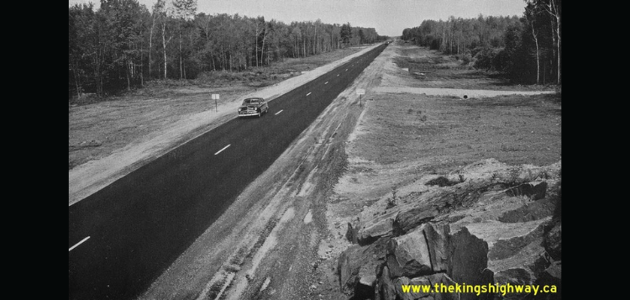 Wayback Wednesday: Hwy 11 near Bracebridge, 1950