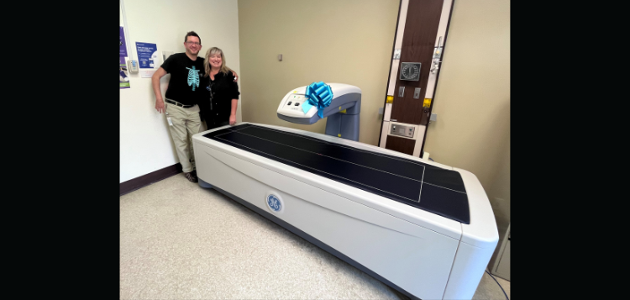 Community funds new bone mineral densitometry machine