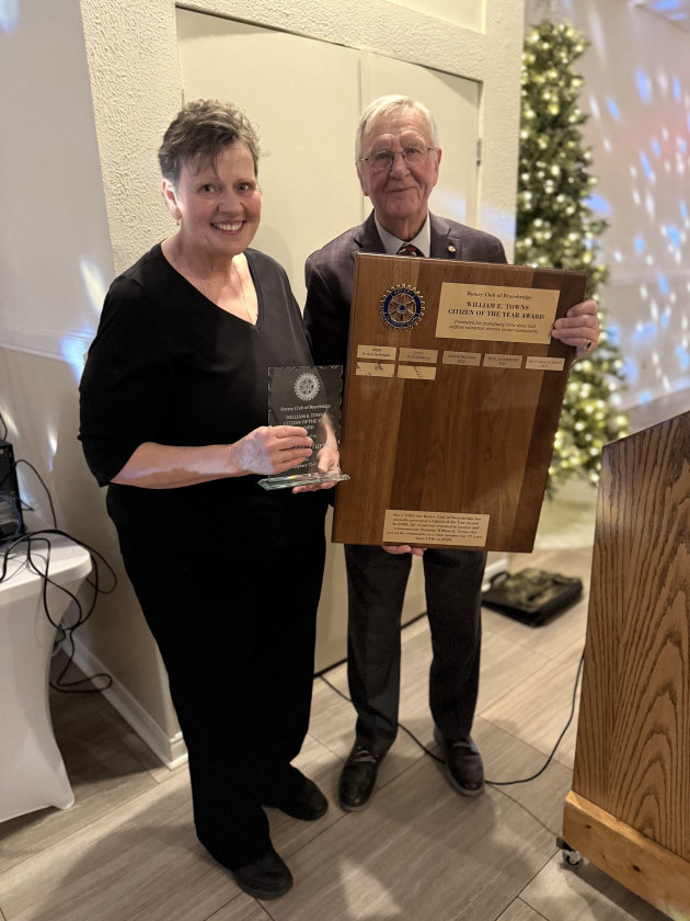Rotary Club names Heather Hurren Citizen of the Year