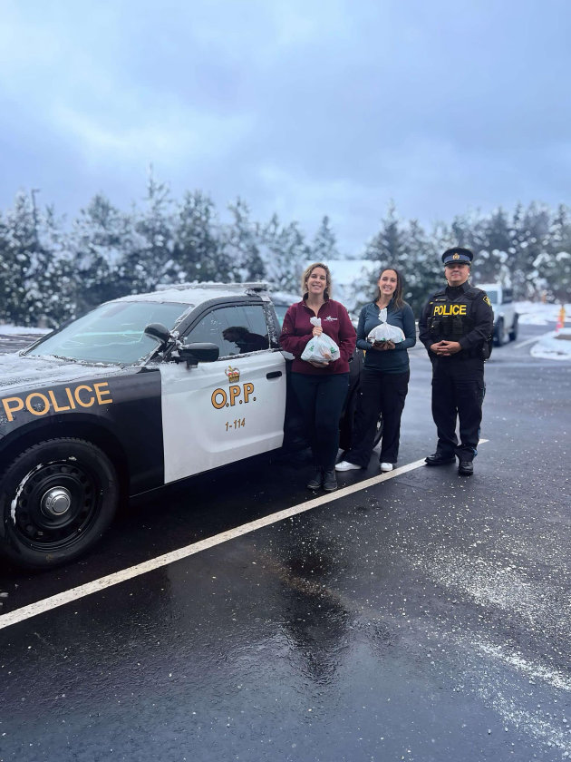 OPP partner with Food4Kids Muskoka