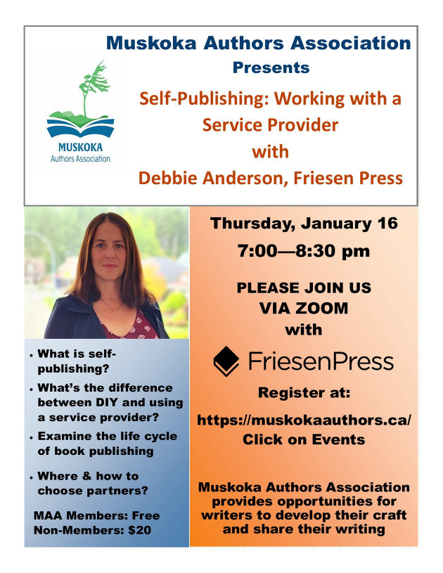 Muskoka Author’s Association hosts self-publishing workshop