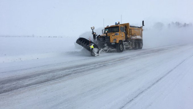 What’s the law regarding passing working snowplows?