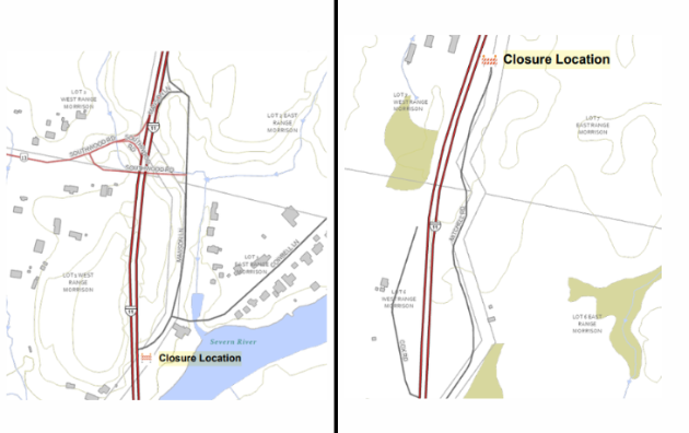 Closures of two Gravenhurst Hwy 11 entrances now in the works