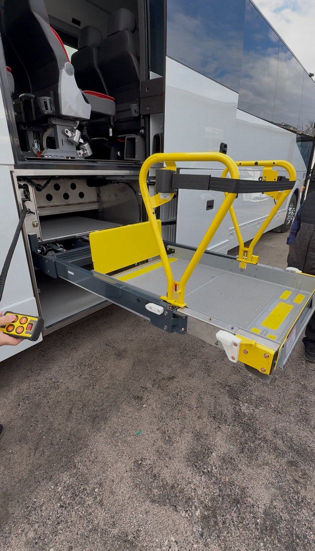 Hammond introduces first accessible motorcoach to fleet