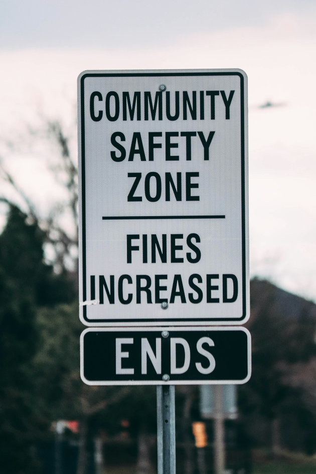 All school zones on District roads now designated as Community Safety Zones