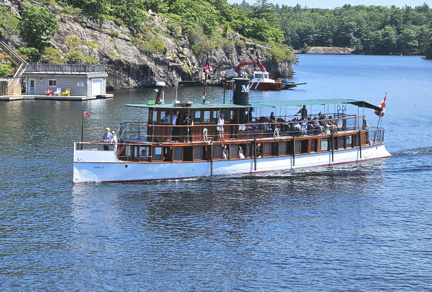 Wanda III sails again on the Muskoka Lakes