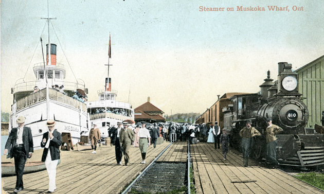 Wayback Wednesday: Gravenhurst Wharf, 1920s