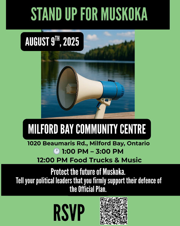 Stand Up for Muskoka Rally planned for Aug. 9