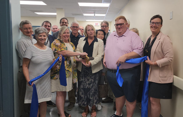 Community members celebrate the official opening of the MRI suite at Huntsville Hospital