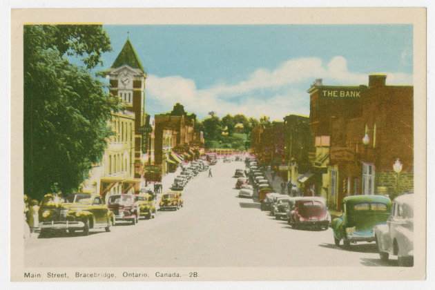 Wayback Wednesday: Downtown Bracebridge, c. 1945