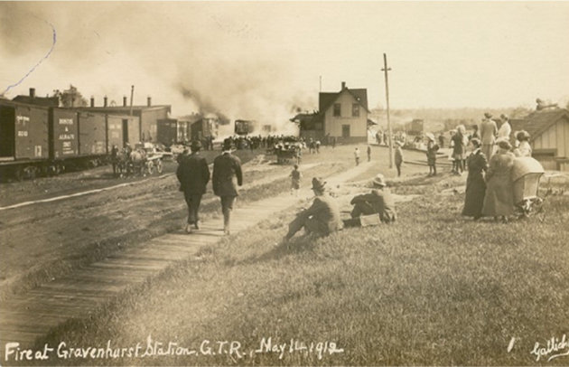 Wayback Wednesday: Gravenhurst Train Station 1912