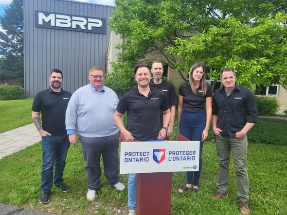 Ontario Invests $1.49 Million in MBRP Expansion, Creating 18 New Jobs