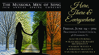 Muskoka Men of Song returns with annual spring concert