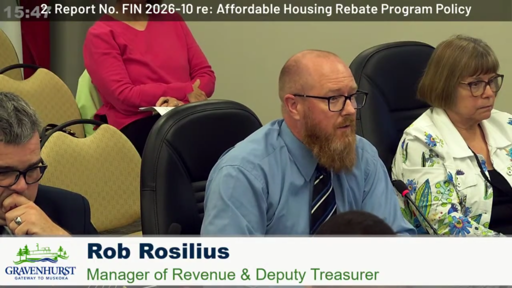 Gravenhurst Approves Affordable Housing Rebate Program, Sets Aside $20,000 for 2026