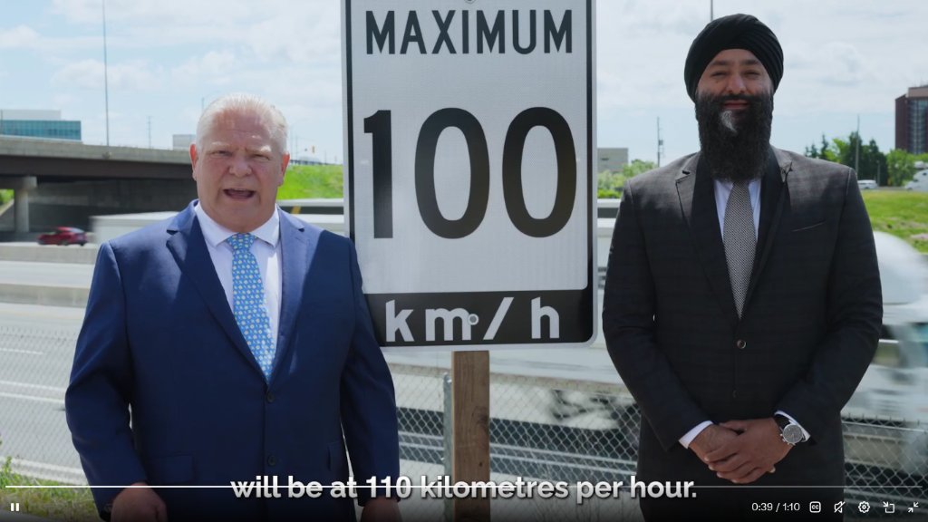 Ontario Raising Speed Limits on Most Provincial Highways