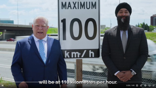 Ontario Raising Speed Limits on Most Provincial Highways