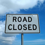 Temporary road closure on Germania Road due to flooding